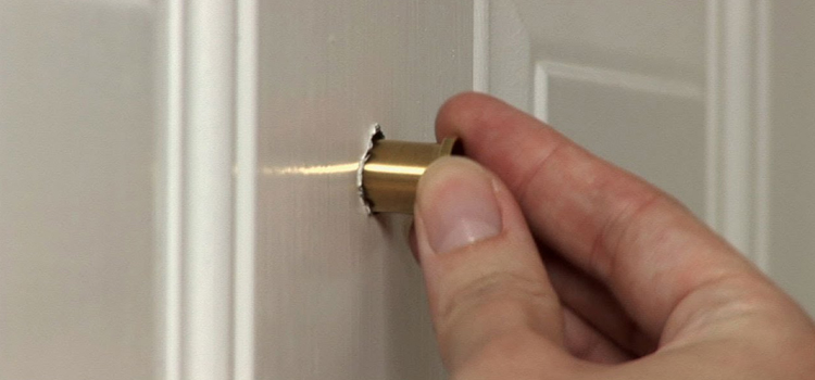 peephole door repair in Rancho San Diego